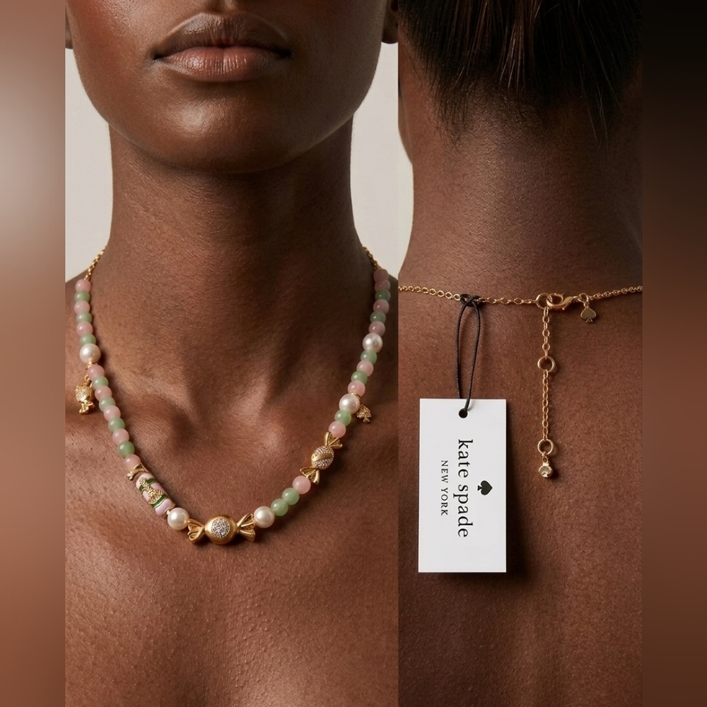 Kate Spade New York Multicolor Treat Yourself "Neck Candy" Beaded Necklace